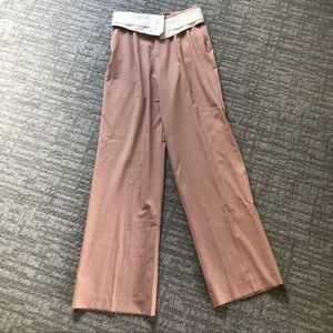 Zara Pink Wide-Leg Trousers